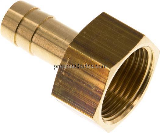 Aufschraub-Schlauchtülle G 3/4"-13 (1/2")mm, Messing