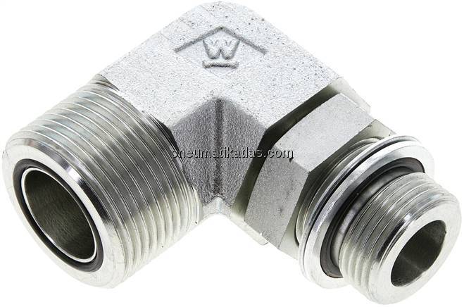 ORFS-Winkeleinschraubverschraubung UN 1-7/16"-12-G 3/4"