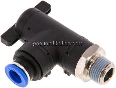 Winkel-Absperrhahn R 3/8"-10mm, IQS-Standard