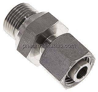 Einstellb. Schneidringverschr. G 3/8"-10 L, 1.4571