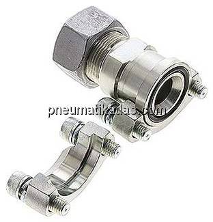Gerade Flanschverschraubung 1"-SAE (3000 PSI), 25 S (M36x2)