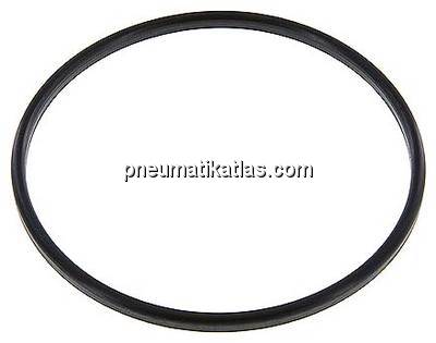 Dichtung (Milchgewinde) DN 150, EPDM (schwarz), 155x167x7,0mm