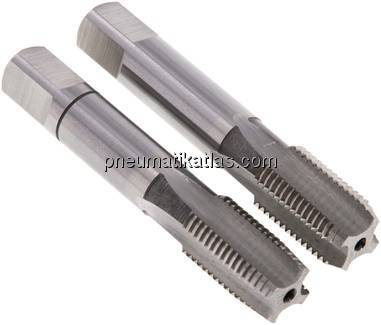 Handgewindebohrer, G 1/4", 2-teilig, DIN 5157 (DIN 253)