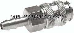 Kupplungsdose (NW5) 4mm Schlauch, 1.4404