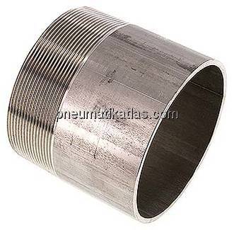 Anschweißnippel R 4"-100mm-114,3mm, 1.4571