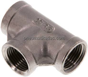 T-Stück Rp 3/8" (IG), 1.4408