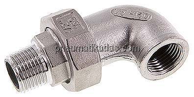 Winkel-Verschraubung konisch dichtend Rp/R 1/2"(IG/AG)