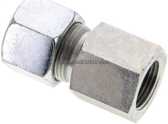 Aufschraub-Schneidringverschr. M 20x1,5-14 S (M22x1,5), Stahl verzinkt