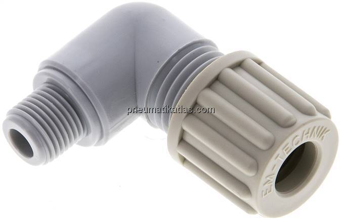 Winkel-Verschraubung G 1/8"-8x6mm, PA