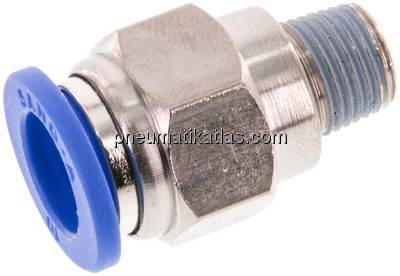 Gerader Steckanschluss R 1/8"-10mm, IQS-Standard