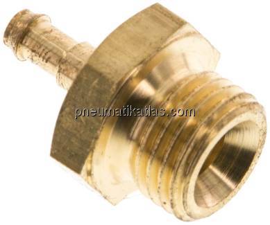 Gerader Steckanschluss G 1/4"-4mm innen, Messing