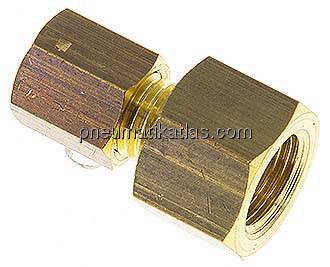 Aufschraub-Klemmringverschraubung G 1/8"-4 (M8x1)mm, Messing