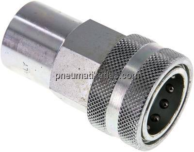 Steckkupplung ISO7241-1A, Muffe Baugr.4, G 3/4"(IG)
