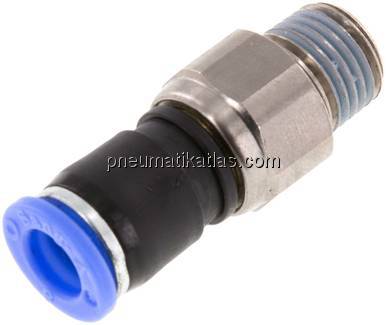 Gerade Drehverschraubung R 1/4"-8mm, IQS-Standard