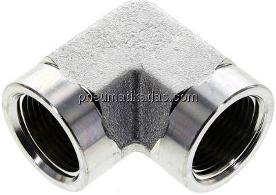 Hochdruck-90°-Winkel NPT 3/4" (IG), Stahl verzinkt