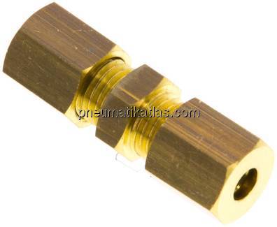 Gerade Klemmringverschraubung 4 (M8x1)mm, Messing
