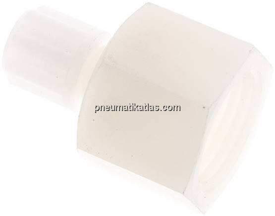 Aufschraub-Verschraubung G 1/2"-6x4mm, PVDF
