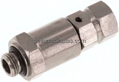 Schnell-Drehverschraubung G 1/8"(AG)-G 1/8"(IG)