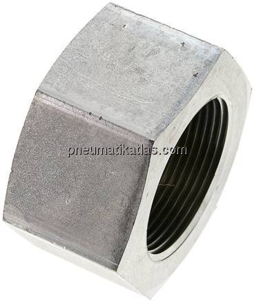 Verschlusskappe NPT 1-1/2", Stahl verzinkt