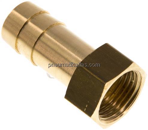 Aufschraub-Schlauchtülle G 3/8"-13 (1/2")mm, Messing