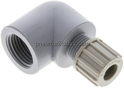 Winkel-Aufschraubverschraubung G 1/2"-10x8mm, PA