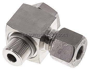 Winkel-Schwenkverschraubung G 3/8"-10 S (M18x1,5), 1.4571