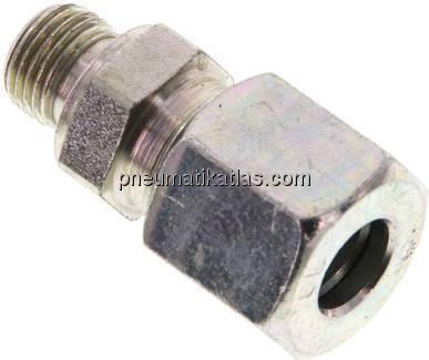 Gerade Schneidringverschr. G 1/8"-8 L (M14x1,5), Stahl verzinkt
