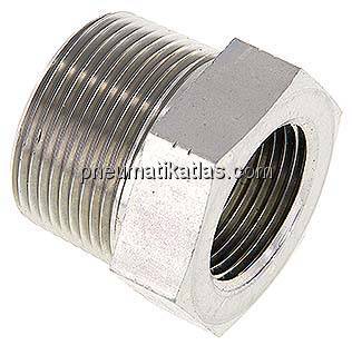 Reduziernippel NPT 1-1/4"(AG)-NPT 1"(IG), Stahl verzinkt