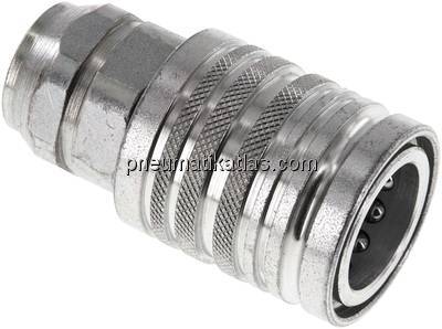 Steckkupplung ISO7241-1A, Muffe Baugr.3, G 3/8"(IG)