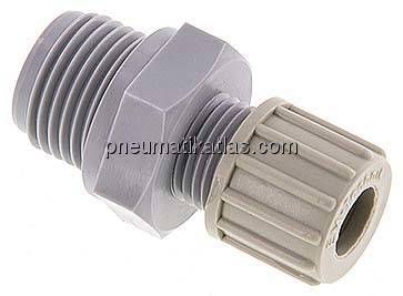 Gerade Verschraubung G 1/2"-10x8mm, PA