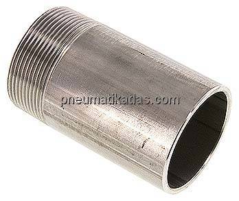 Anschweißnippel R 2"-100mm-60,3mm, 1.4571