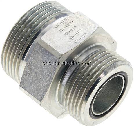 ORFS-Verschraubung UN 1-11/16"-12(AG)-UN 1-7/16"-12(AG)