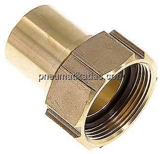 Schlauchtülle, EN14420-5 G 1-1/2"-38 (1-1/2")mm, Messing