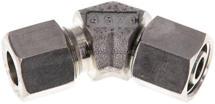 Einstellb. 45°-Schneidringverschraubung 10 L (M16x1,5), 1.4571