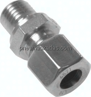 Gerade Schneidringverschr. M 22x1,5-12 L (M18x1,5), 1.4571