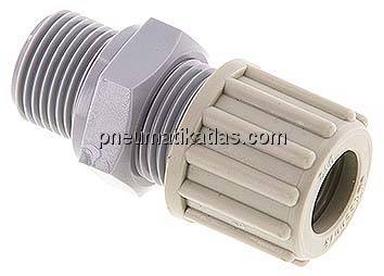 Gerade Verschraubung G 3/8"-12x10mm, PA