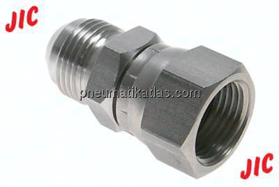 Reduziernippel UNF 7/8"-14(JIC-AG)-UN 1-1/16"-12(JIC-IG)
