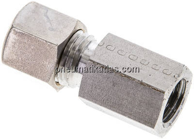 Aufschraub-Schneidringverschr. M 12x1,5-8 L (M14x1,5), Klemmring 1.4571 (NC)