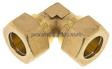 Winkel-Klemmringverschraubung 22 (M30x1,5)mm, Messing