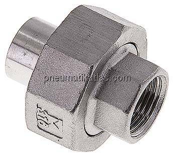 Anschweißverschraubung kon. dicht. Rp 3/8"(IG)-17,2mm