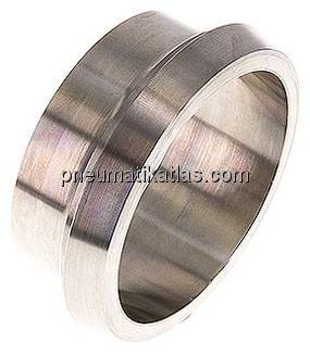 Kegelstutzen (Milchgewinde) 100mm Kegel-85,0mm, 1.4404