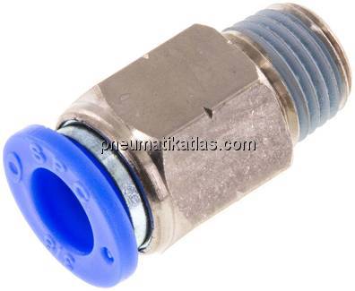 Gerader Steckanschluss NPT 1/4"-3/8" (9,52 mm), IQS-Inch