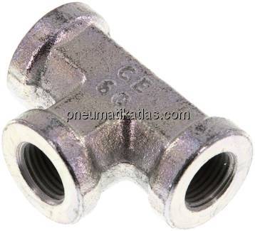 Hochdruck T-Stück G 1/8" (IG), Stahl verzinkt
