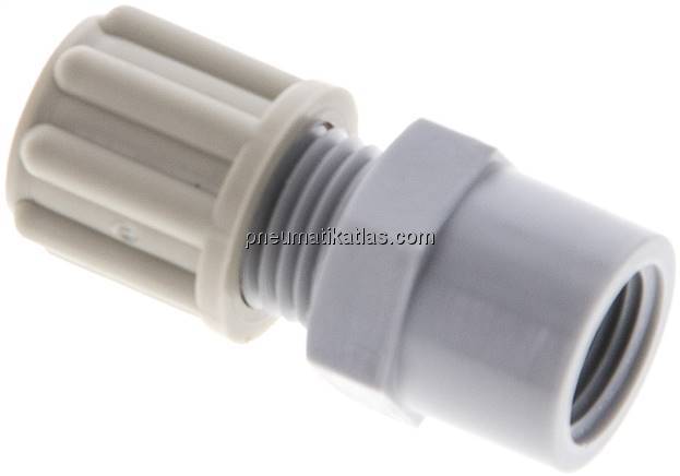 Aufschraub-Verschraubung G 1/8"-6x4mm, PA