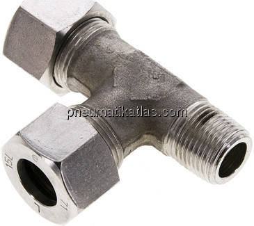 LE-Schneidringverschraubung M 18x1,5 (konisch)-15 L (M22x1,5), 1.4571
