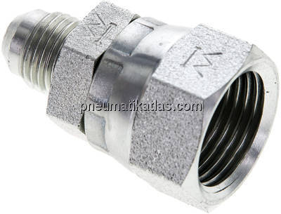 Reduziernippel UNF 9/16"-18(JIC-AG)-UNF 7/8"-14(JIC-IG)