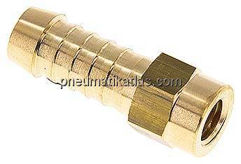 Aufschraub-Schlauchtülle M 8-9 (3/8")mm, Messing