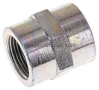 Hochdruck-Muffe G 3/4"-G 3/4", Stahl verzinkt