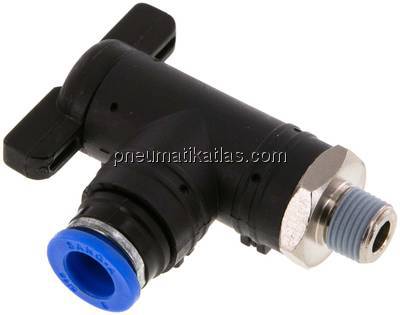 Winkel-Absperrhahn R 1/8"-8mm, IQS-Standard