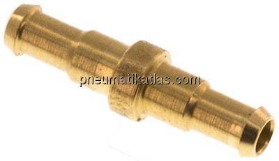 Gerader Steckanschluss 3mm-3mm innen, Messing